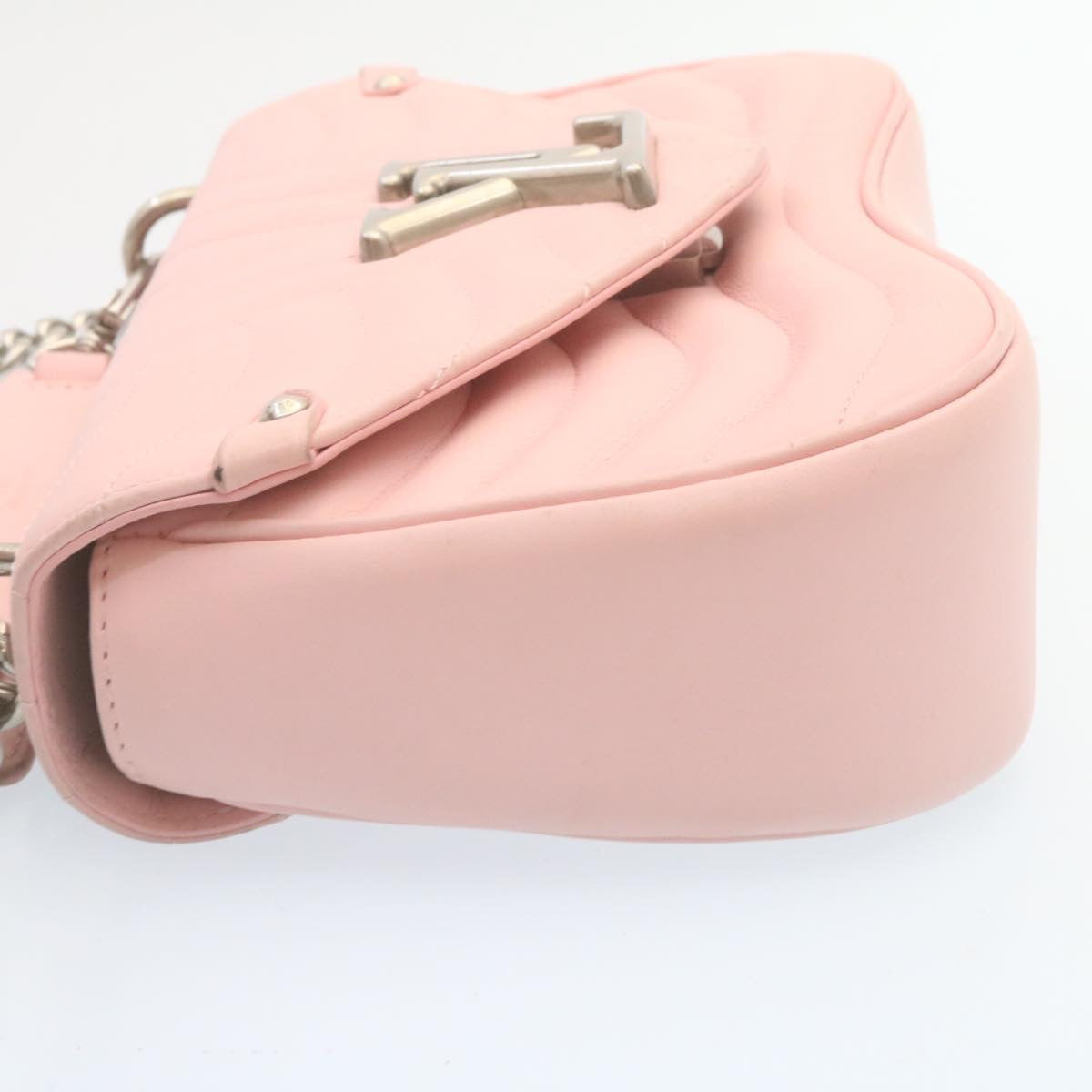 LOUIS VUITTON New Wave MM 2Way Chain Shoulder Bag Pink LV 28676A
