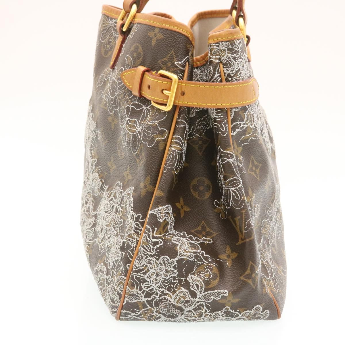 LOUIS VUITTON MonogramDentelle Batignolles Horizontal Tote Bag Auth