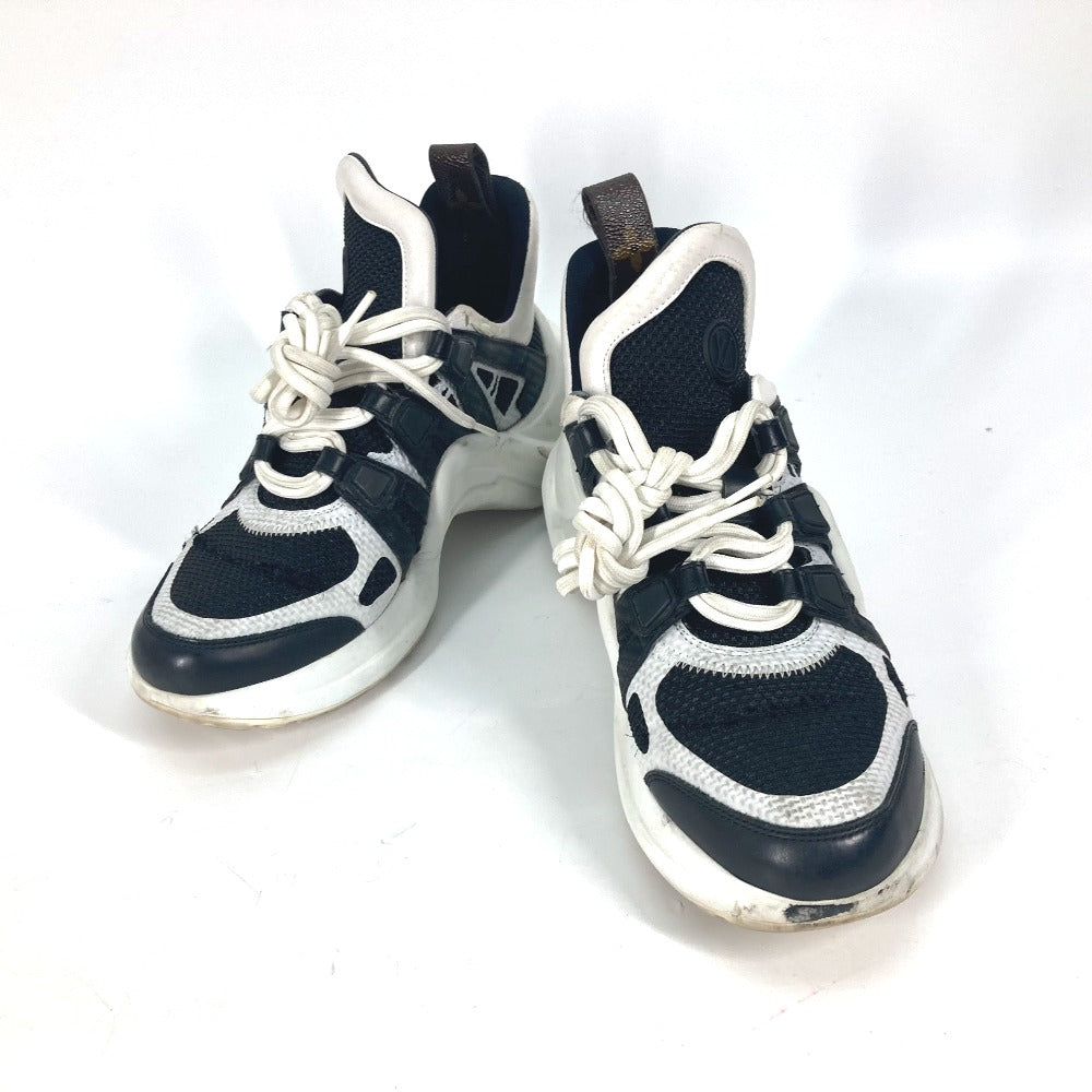LOUIS VUITTON sneakers Technical Fabric Canvas , Leather black LV Arclight sneakers Women 36