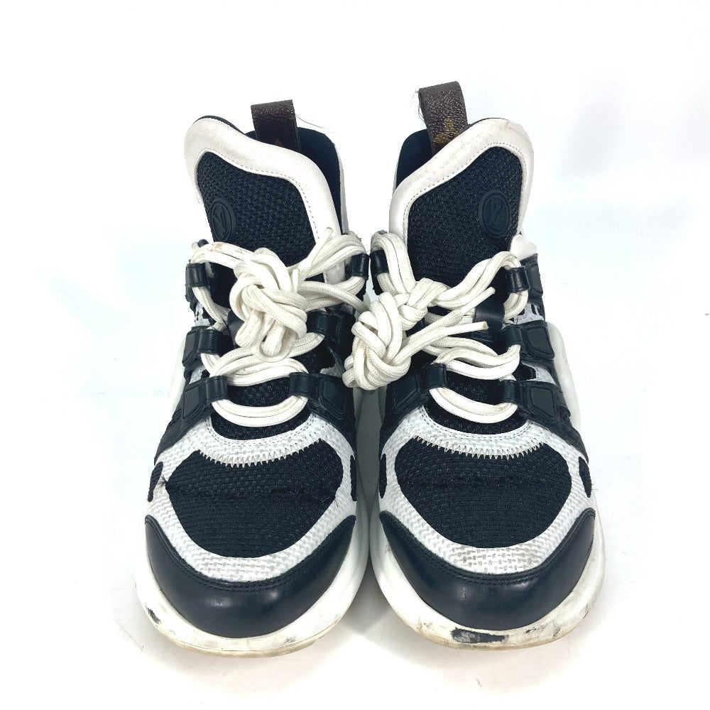 LOUIS VUITTON sneakers Technical Fabric Canvas , Leather black LV Arclight sneakers Women 36