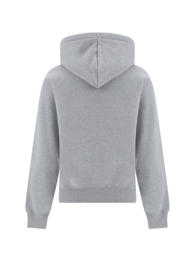 Luxury Saint Laurent Trending 2026 Cassandre Organic Cotton Hoodie Grey