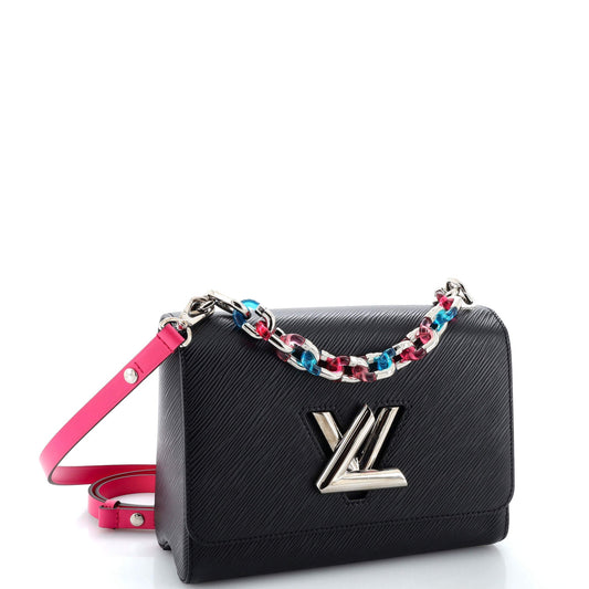 Louis Vuitton Twist Handbag Epi Leather with Resin MM