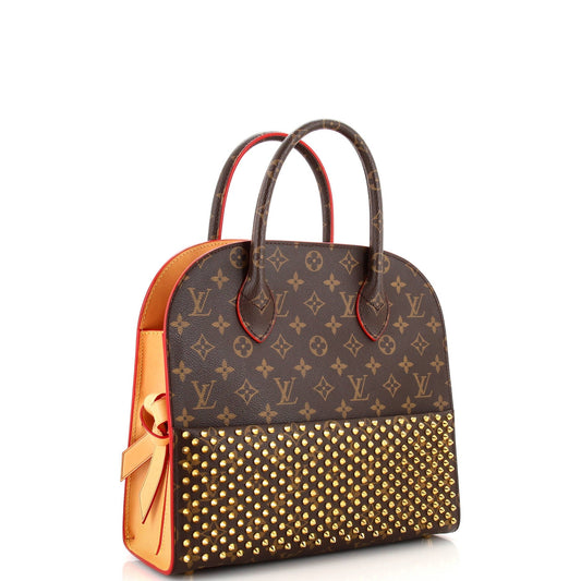 Louis Vuitton x Christian Louboutin Shopping Bag Calf Hair and Monogram Canvas