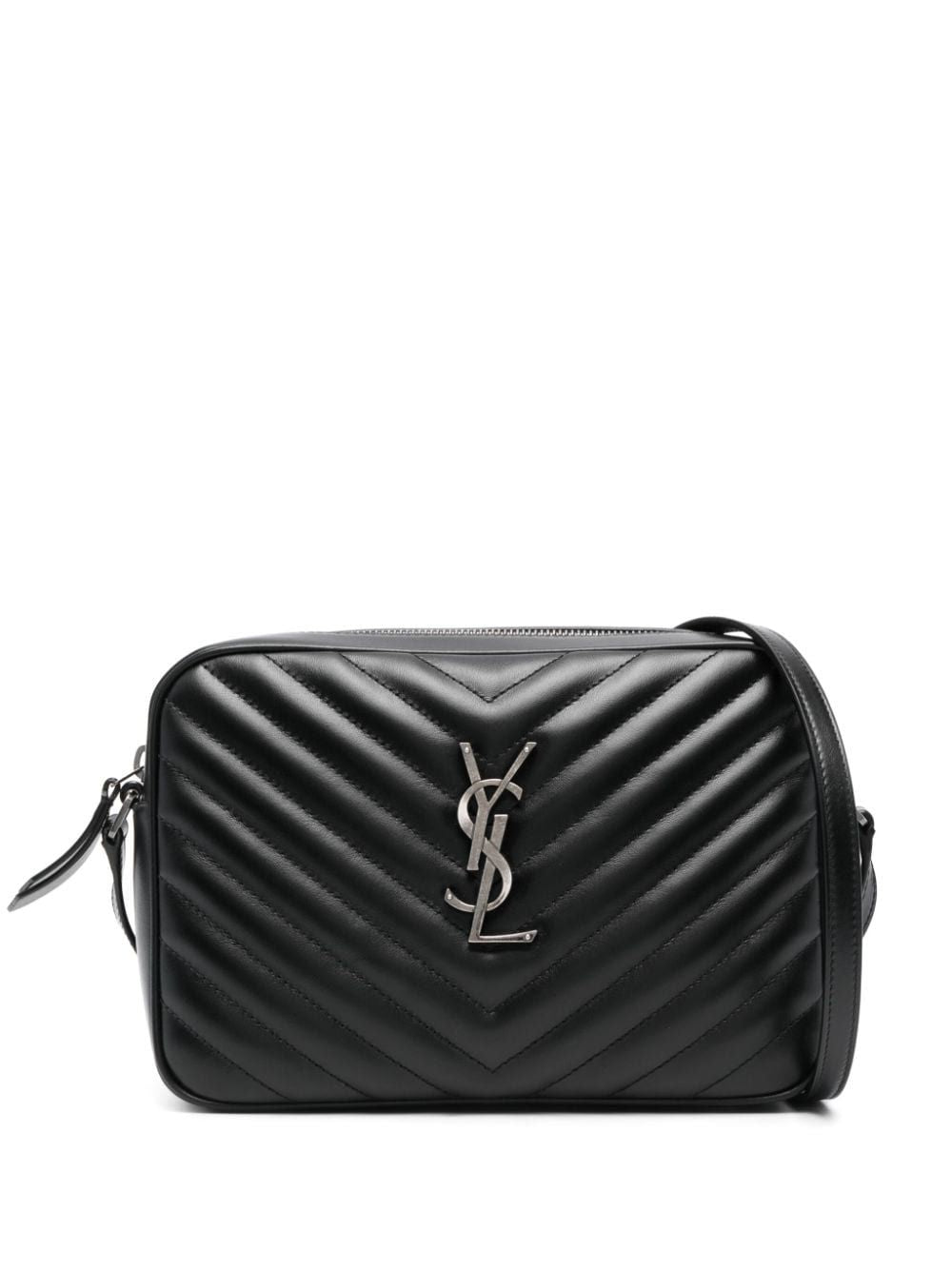 Luxury Saint Laurent Trending 2025 Women's Lou Camera Bag in Nero |