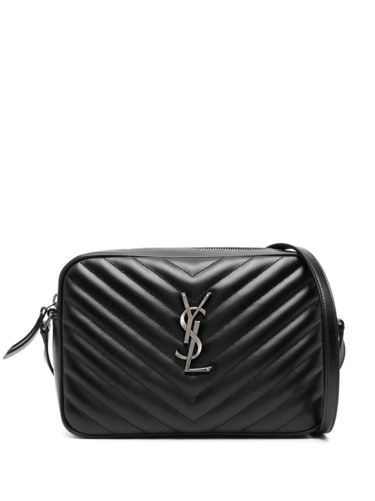 Luxury Saint Laurent Trending 2025 Women's Lou Camera Bag in Nero |