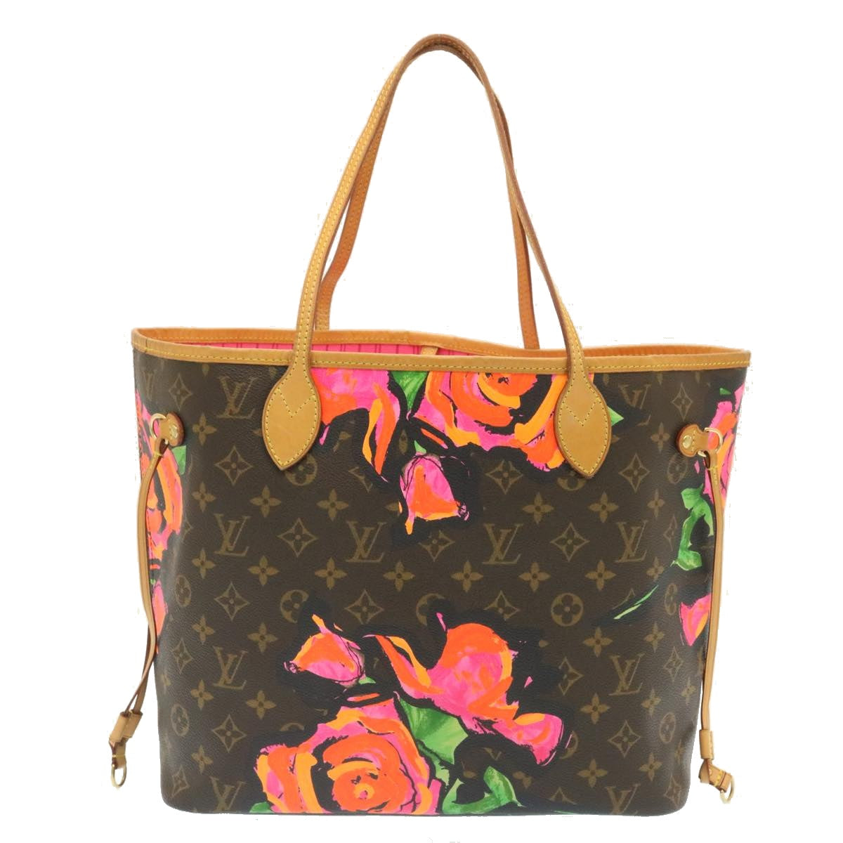 LOUIS VUITTON Monogram Rose Neverfull MM Tote Bag LV 29172A