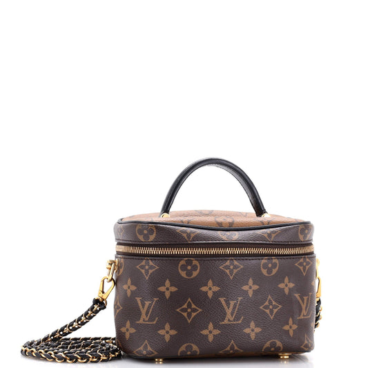 Louis Vuitton Vanity Handbag Reverse Monogram Canvas PM