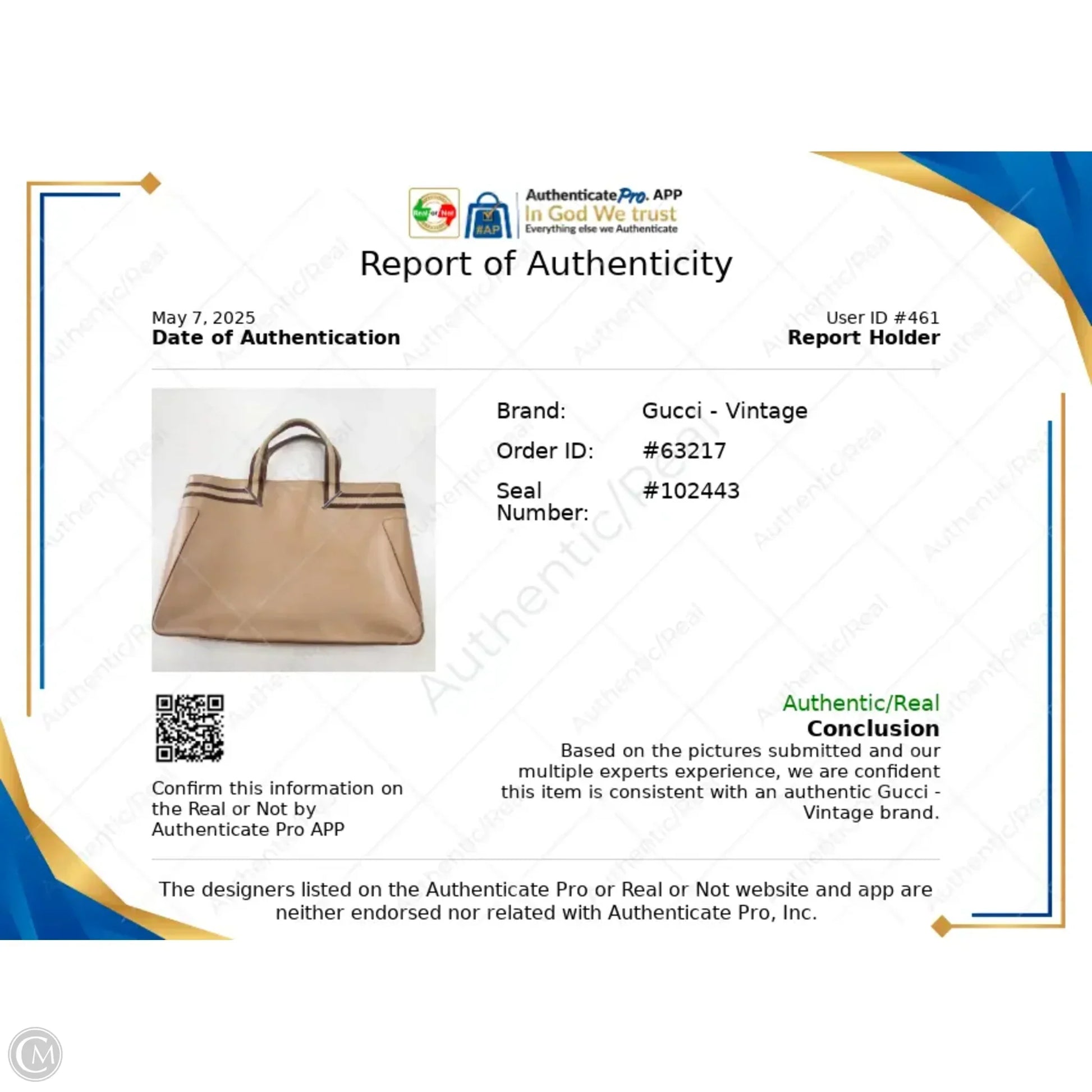 Gucci Designer Tote