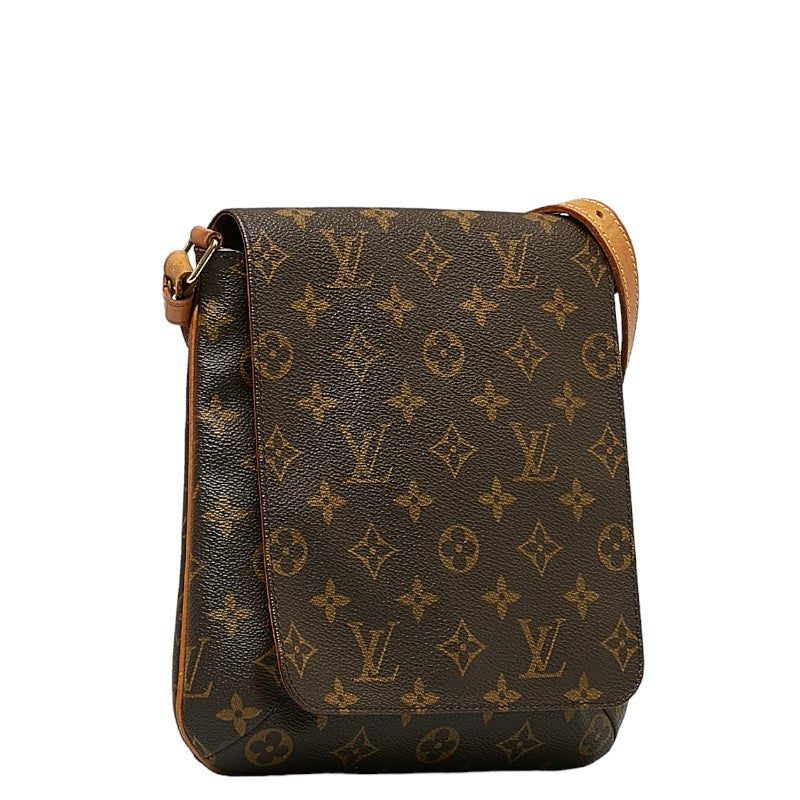 Louis Vuitton Monogram Salsa Short Shoulder Bag Brown PVC Leather Lady Louis Vuitton