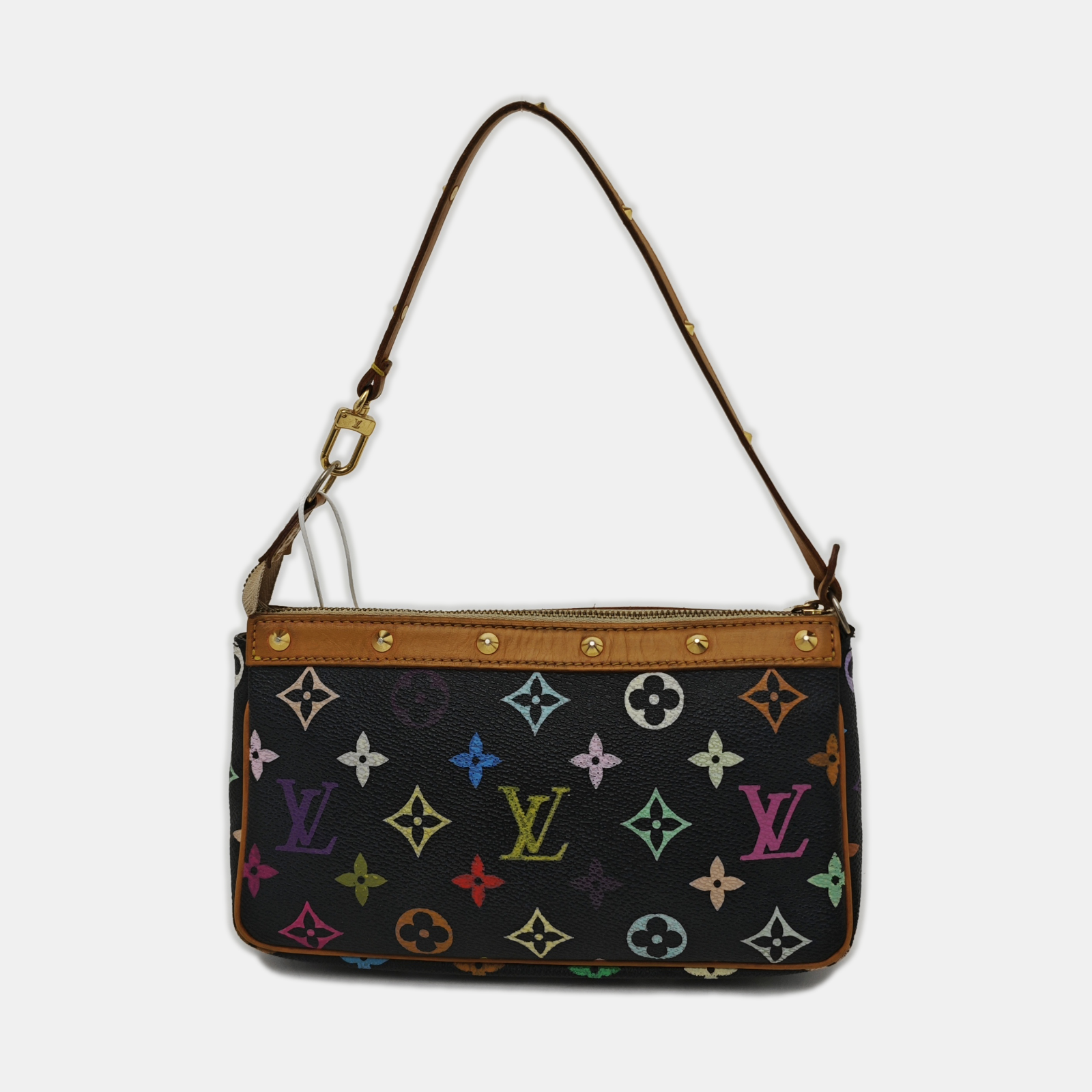 Louis Vuitton x Takashi Murakami Pochette Accessoire Black Multicolor