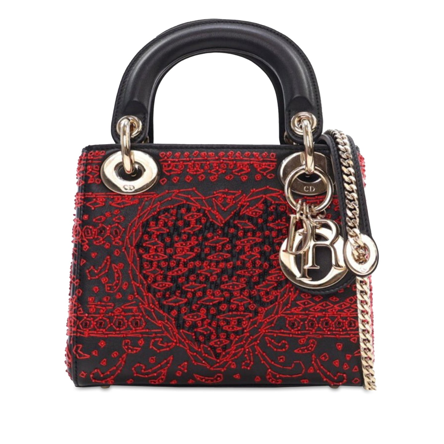 Dior Lady Dior Chain Leather Shoulder Bag