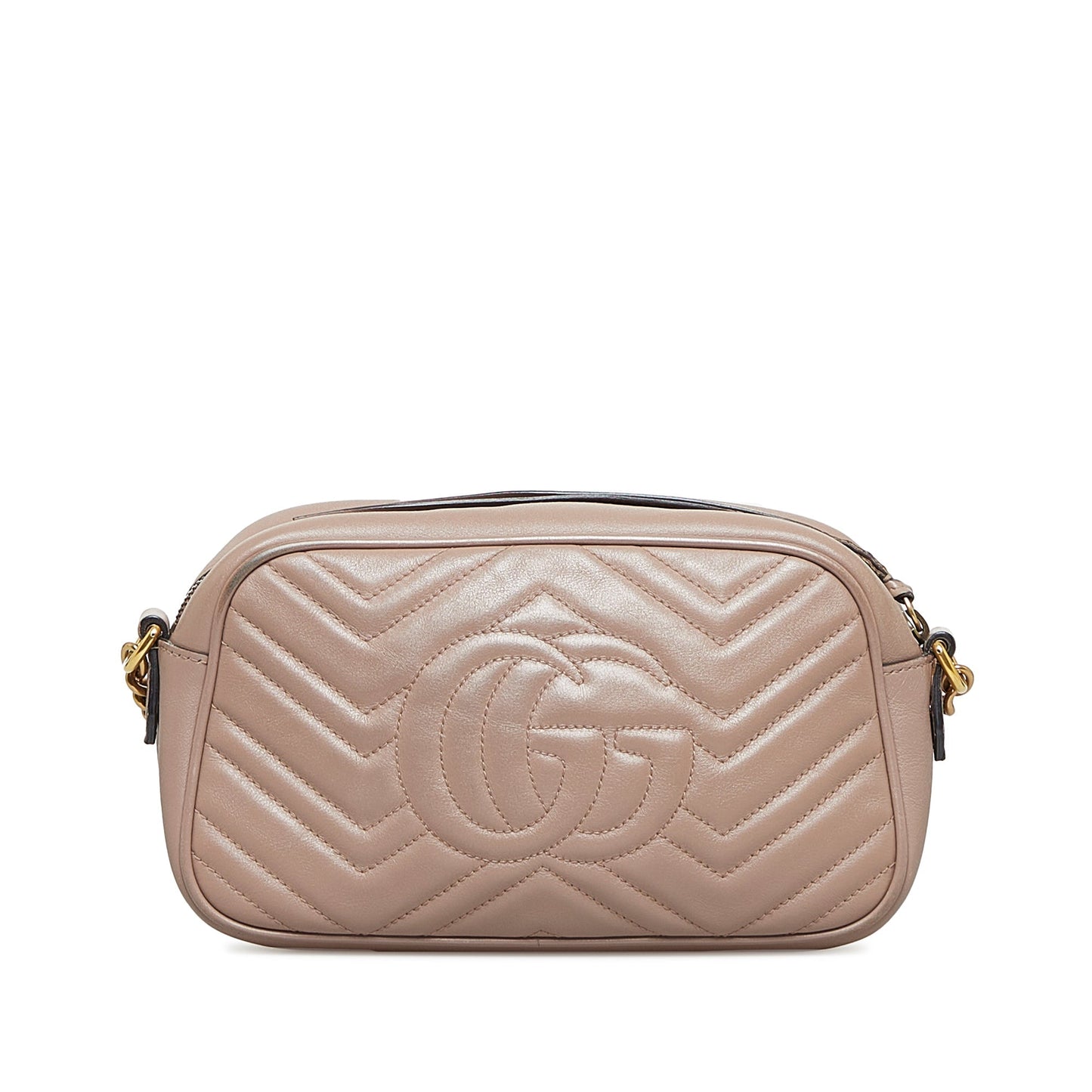 Gucci GG Marmont Pink Quilted Chain Crossbody