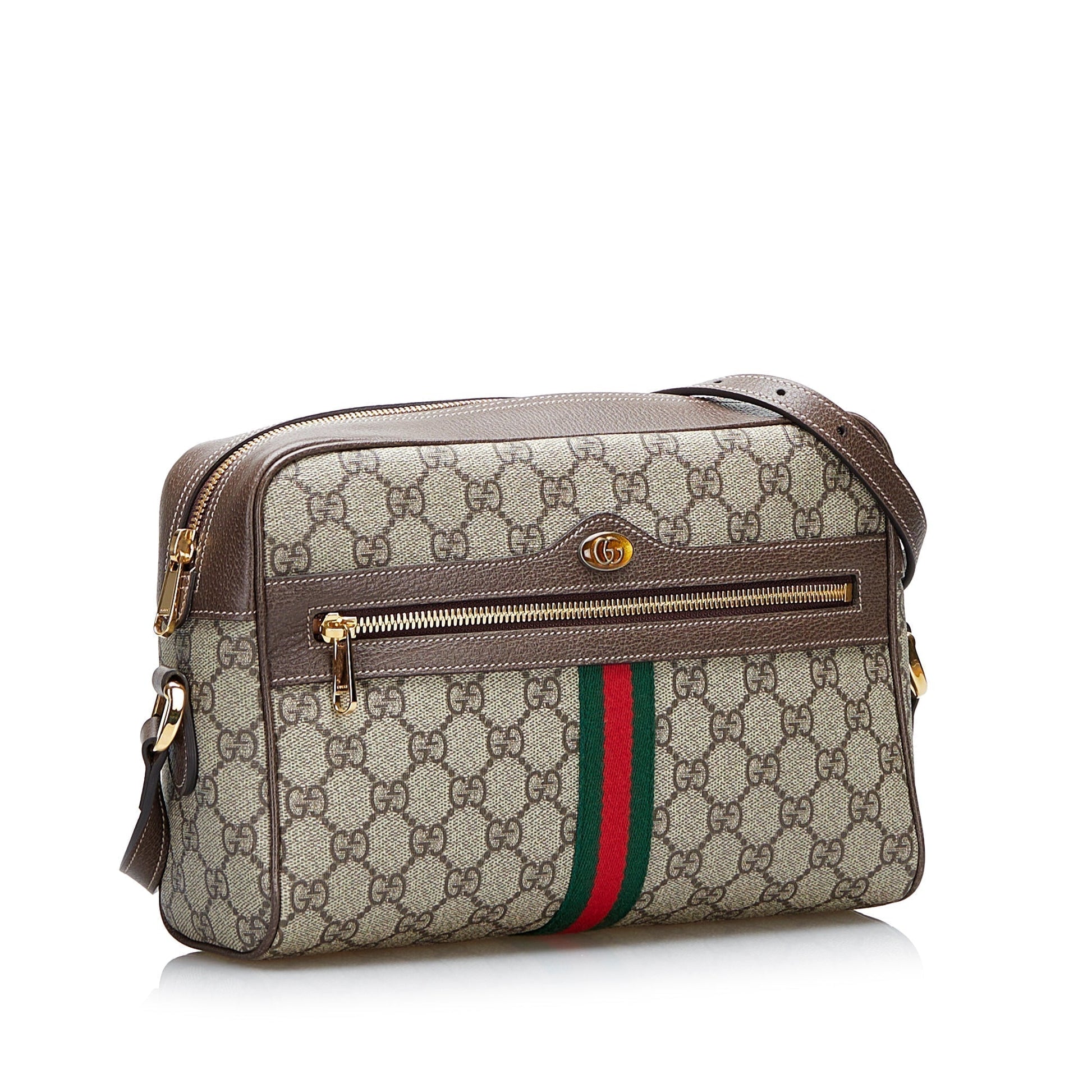Gucci Leather Canvas Crossbody