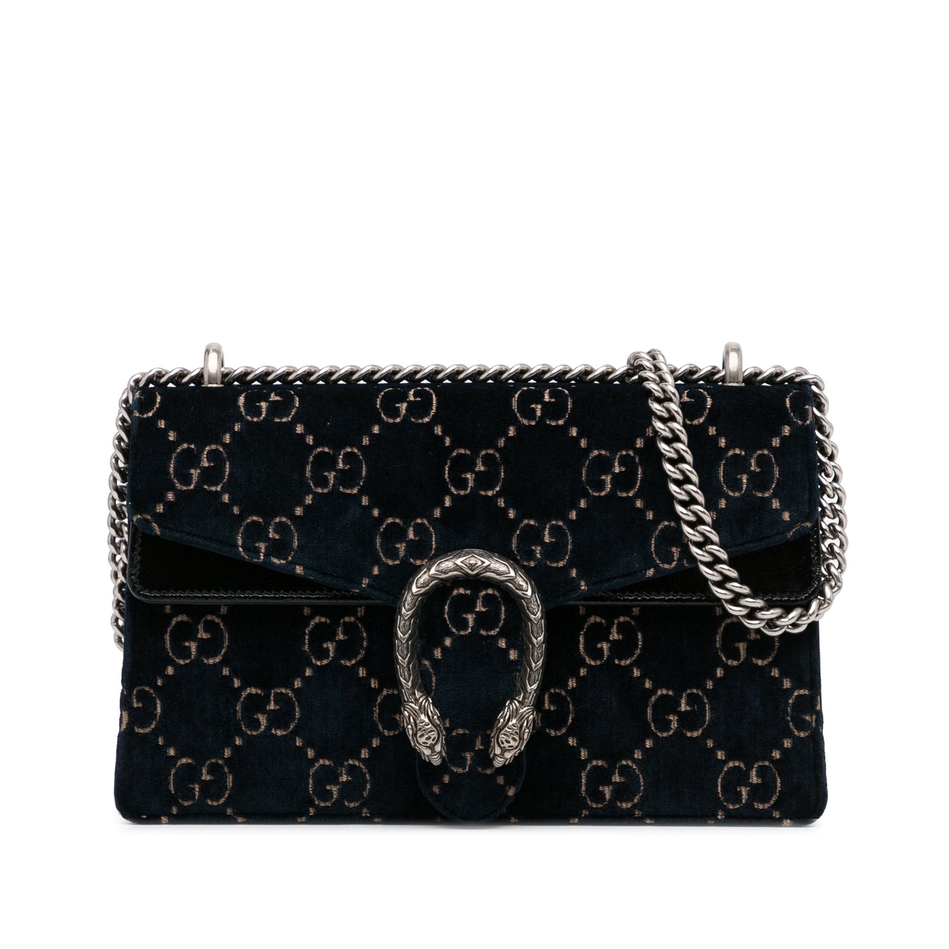 Gucci Dionysus Black Leather Chain Shoulder Bag Style 1