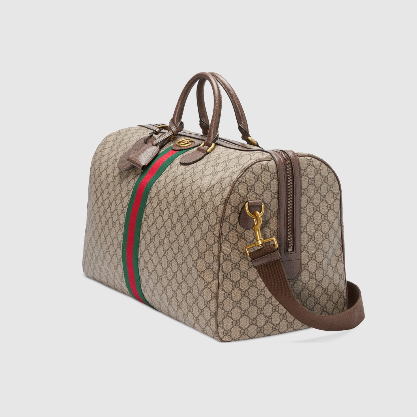 Gucci Monogram Nylon Leather Canvas Crossbody