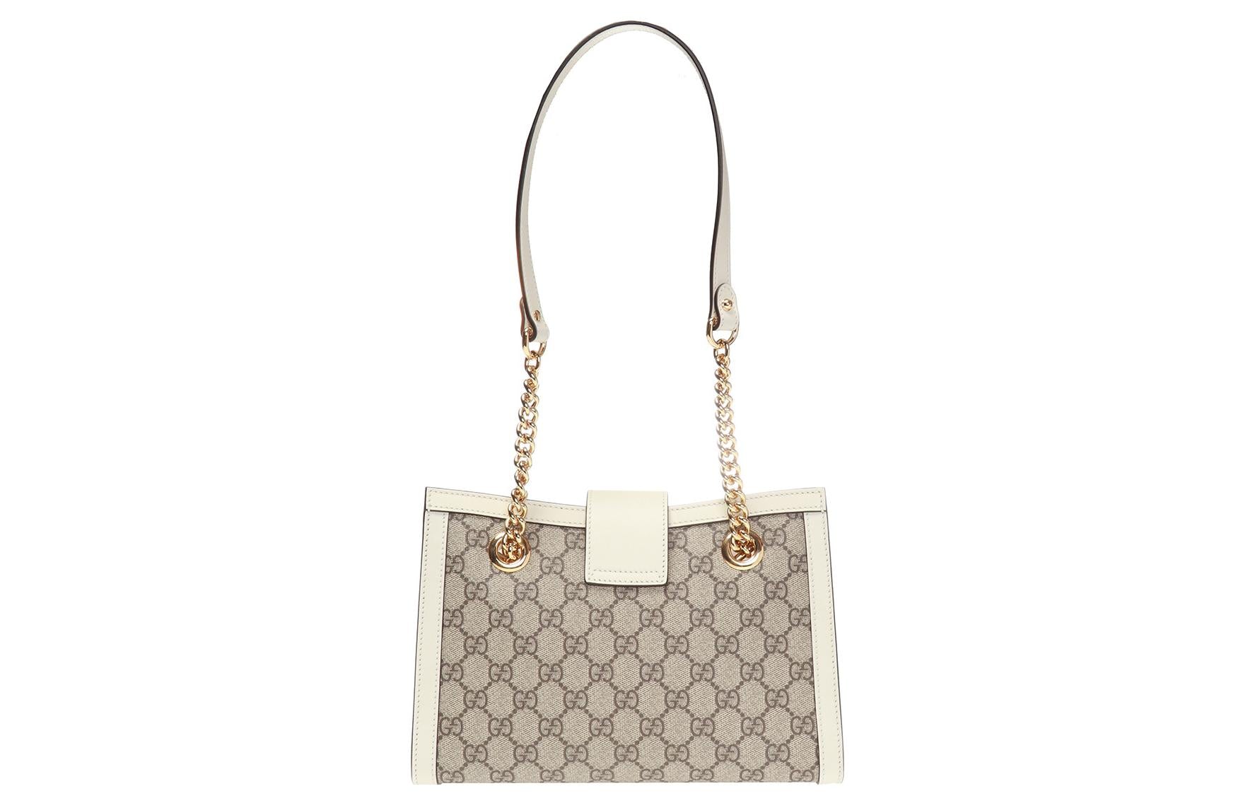 Gucci Chain Canvas Shoulder Bag