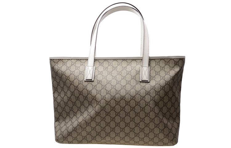 Gucci Leather Canvas Tote