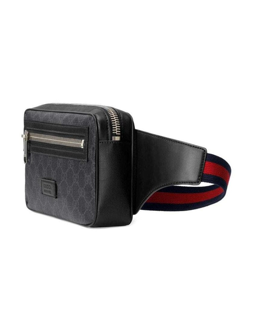 Gucci Leather Canvas Shoulder Bag Style 41