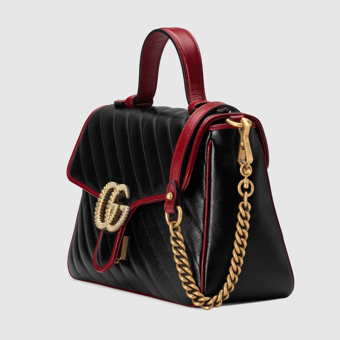Gucci Monogram Twist Quilted Chain Crossbody