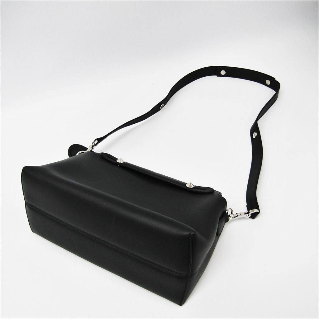 Fendi Black Calfskin Satchel By The Way Bag