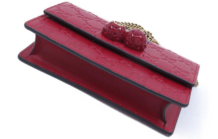Gucci Chain Leather Shoulder Bag