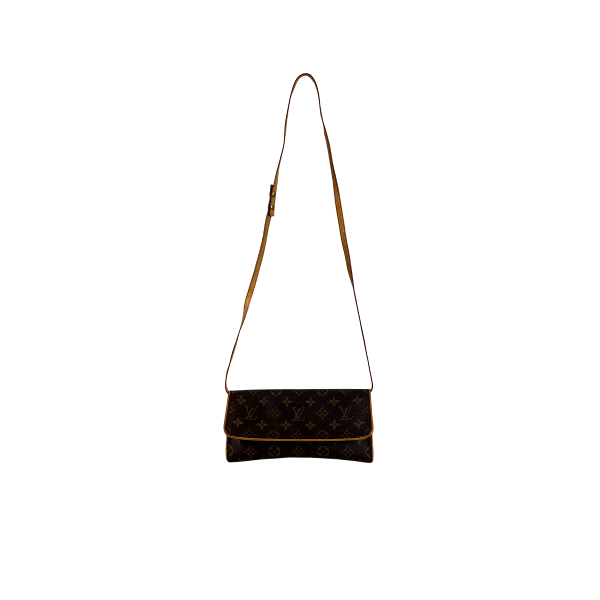 Louis Vuitton Pochette Twin GM Monogram Canvas Clutch