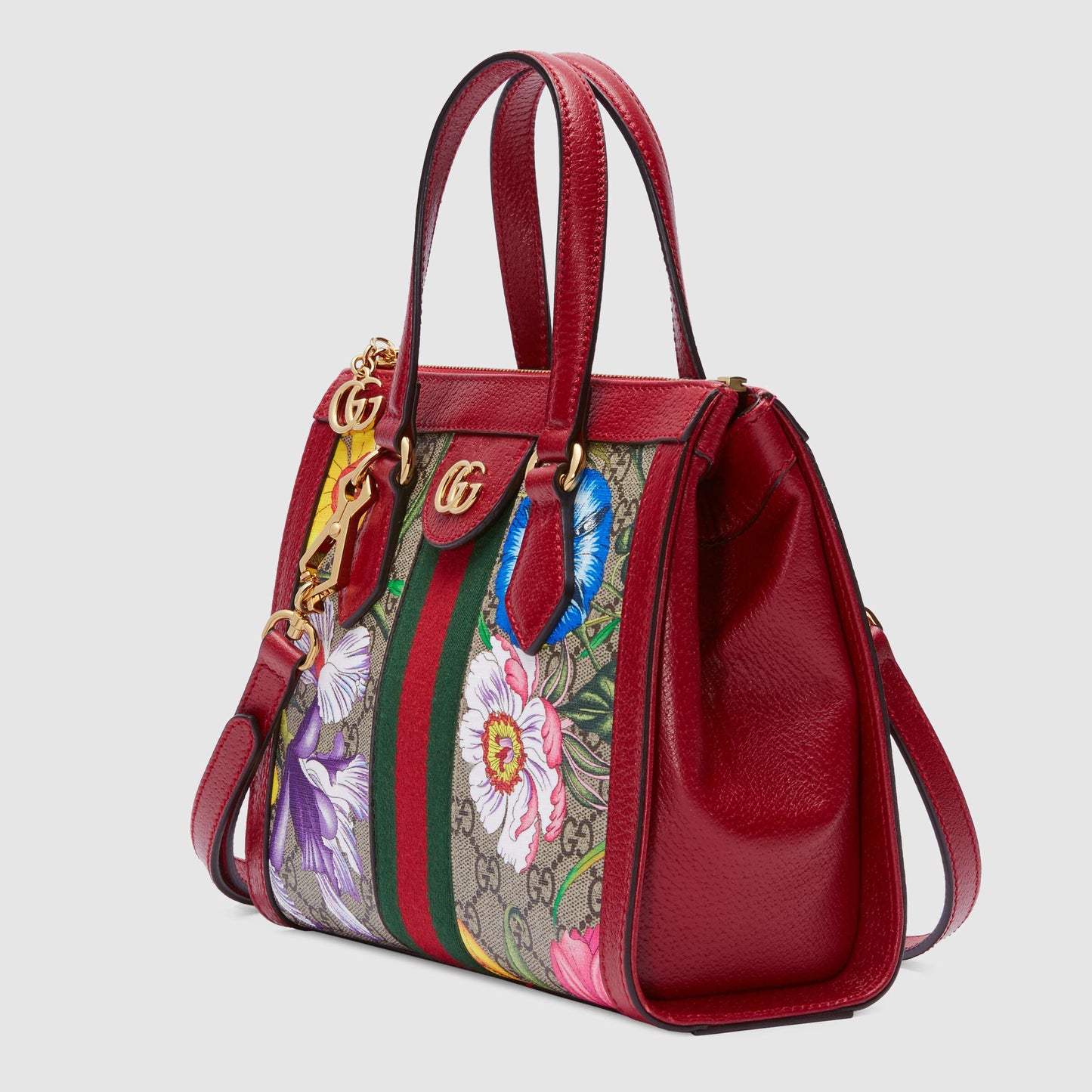 Gucci Monogram Leather Canvas Tote