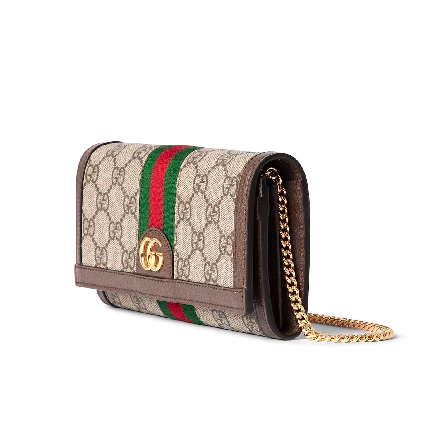 Gucci Monogram Chain Leather Crossbody