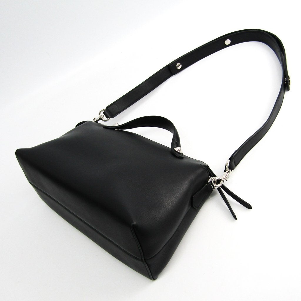 Fendi Black Calfskin Satchel By The Way Bag