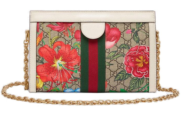 Gucci Chain Canvas Crossbody