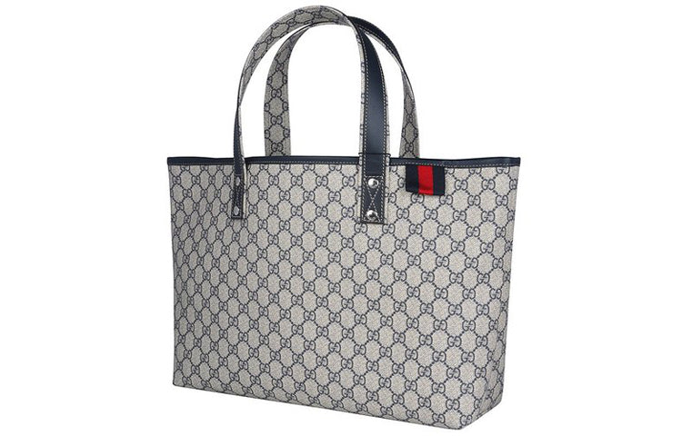 Gucci Leather Canvas Tote