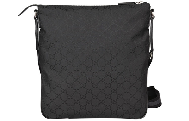 Gucci Nylon Leather Shoulder Bag