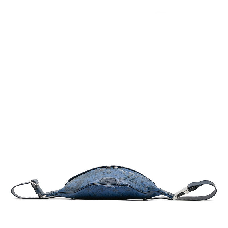 Louis Vuitton Monogram Aqua garden Discovery Bum Bag PM Body Bag Blue PVC Leather