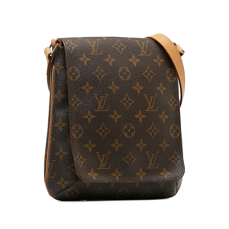 Louis Vuitton Monogram Mtte Salsa Shoulder Bag Brown
