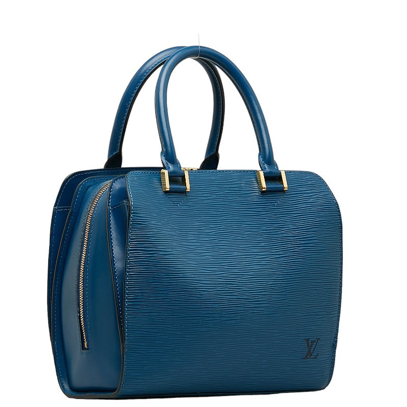 Louis Vuitton Epiphone Handbag Tread Blue Leather Louis Vuitton