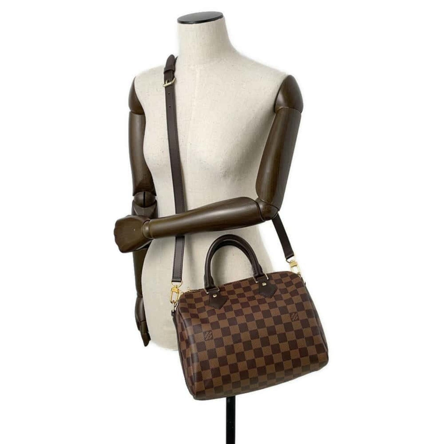 Louis Vuitton Damier Canvas Ebene Color Damier Canvas Handbag