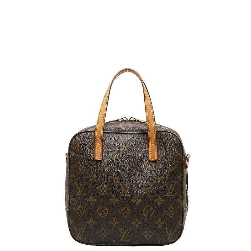 Louis Vuitton Monogram Handbag PVC/Leather Brown