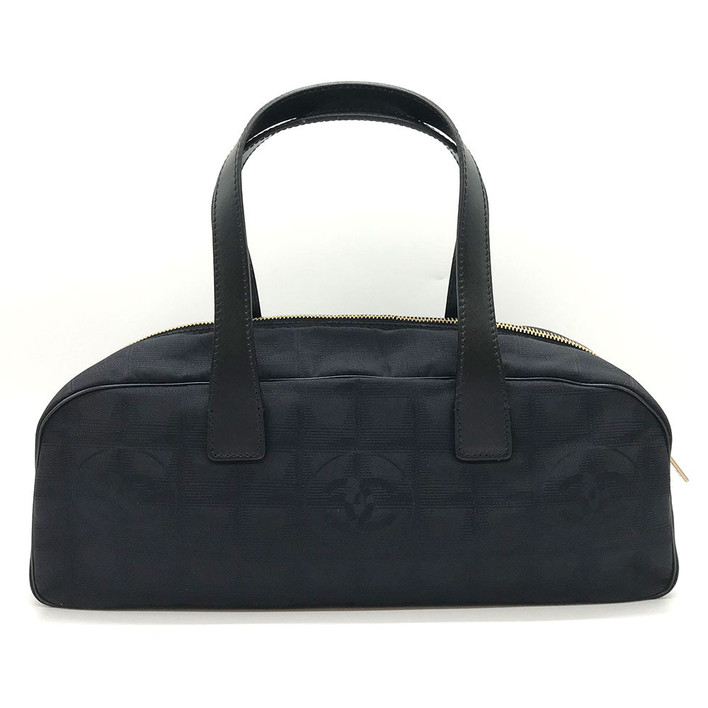 Chanel Nylon Jacquard Mini Boston Bag Classic Flap