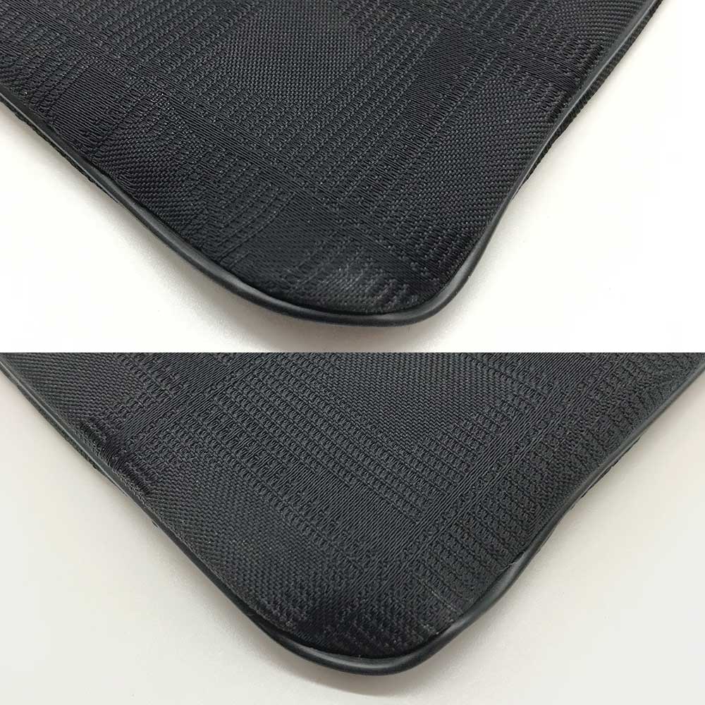 Chanel Nylon Travel Line Pouch Black Classic Flap