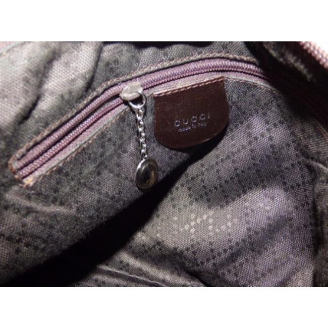 Gucci Lou Nylon Leather Shoulder Bag