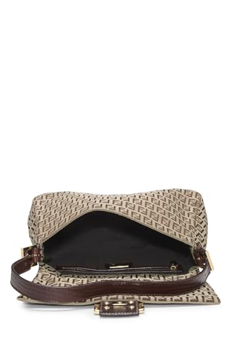 Fendi, Beige Zucchino Canvas Mama, Brown