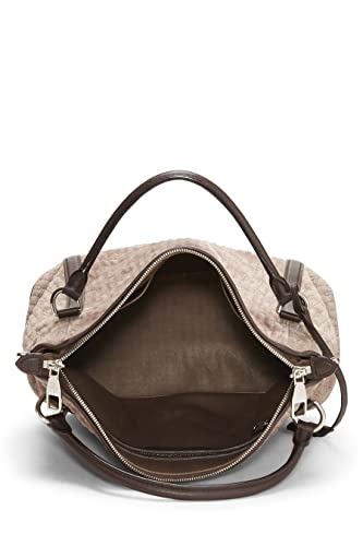 Louis Vuitton, Brown Monogram Suede Antheia Ixia PM, Grey