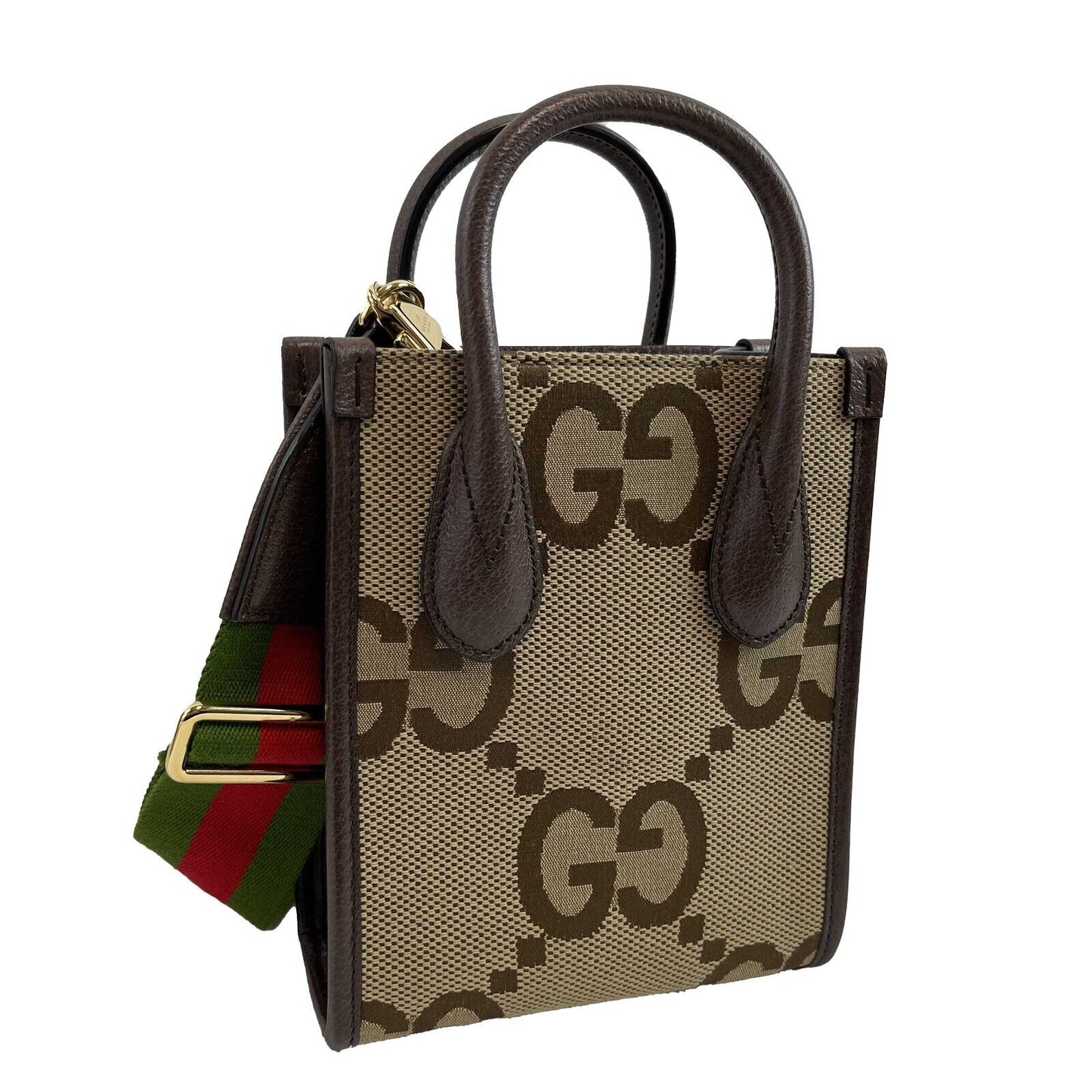 Gucci Monogram Leather Mini Tote
