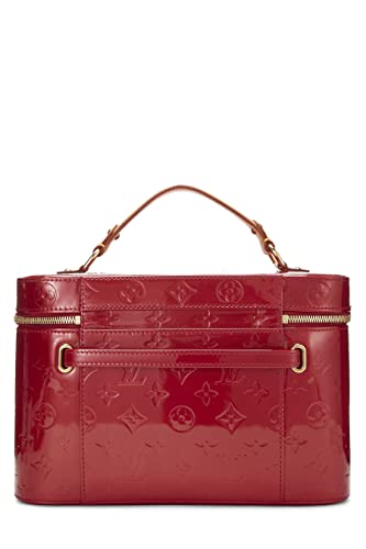 Louis Vuitton, Red Monogram Vernis Vanity GM, Red