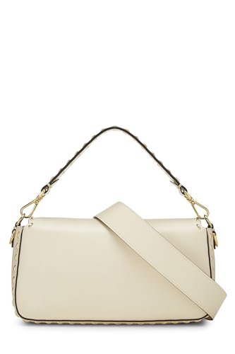 Fendi, Beige Selleria Convertible Baguette Medium, Beige