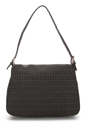 Fendi, Brown Zucchino Canvas Mama, Brown