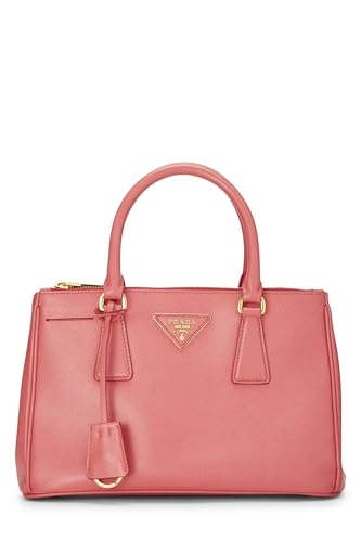 Prada, Pink Saffiano Executive Tote Small, Pink