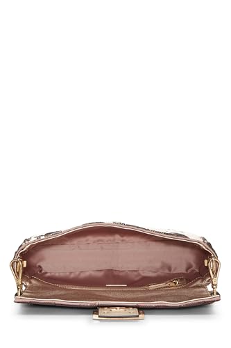 Fendi, Pink Sequin Convertible Baguette Medium, Pink