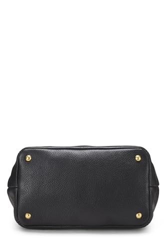 Prada, Black Vitello Daino Sacca Manici, Black Luxury Handbag
