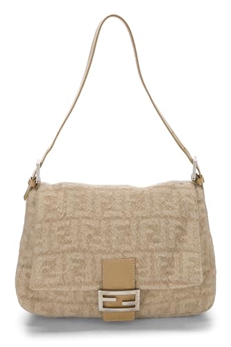 Fendi, Beige Zucca Wool Mama, Beige